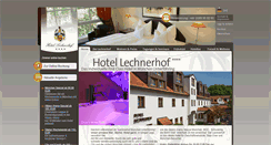 Desktop Screenshot of hotel-lechnerhof.de
